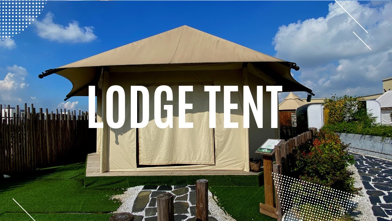 Lodge tent: The best accommodation tent option.