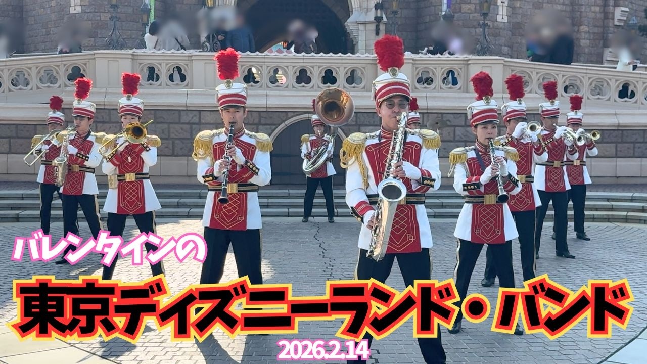 【癒し】バレンタインの東京ディズニーランド・バンド
