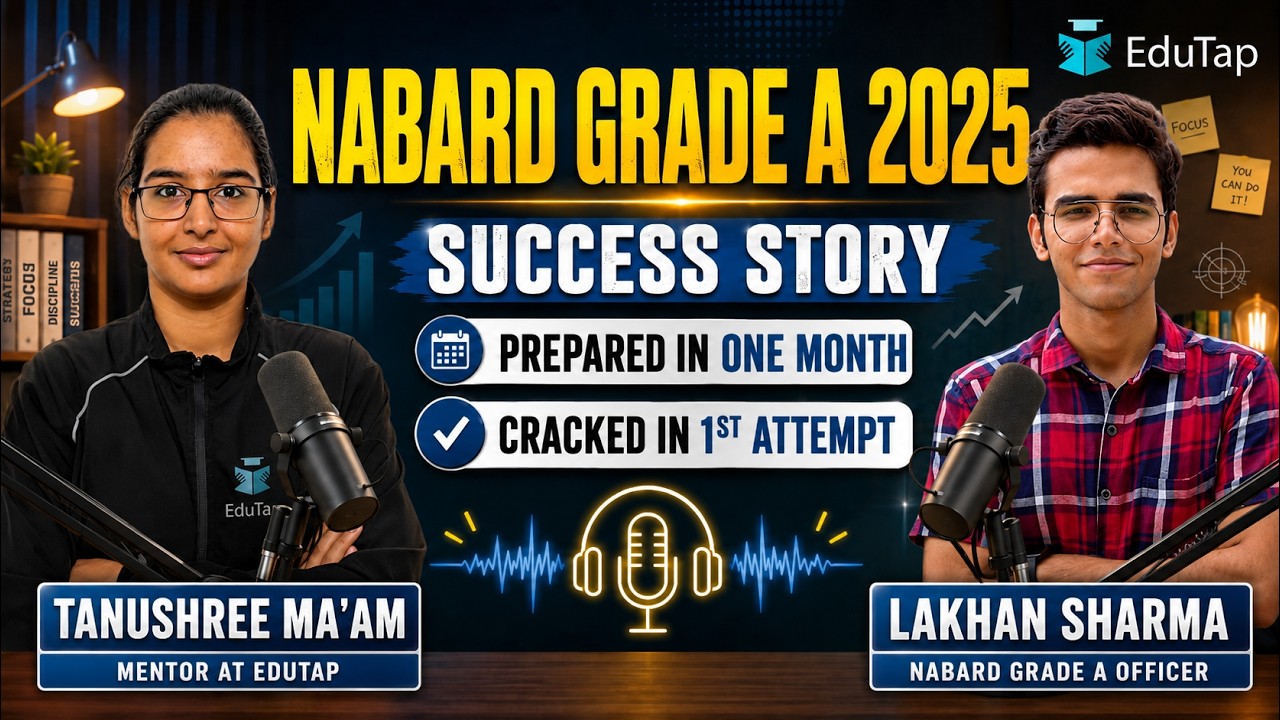 NABARD Grade A Topper Interview 2025 | Cracked Exam in 1st Attempt with One Month of Preparation