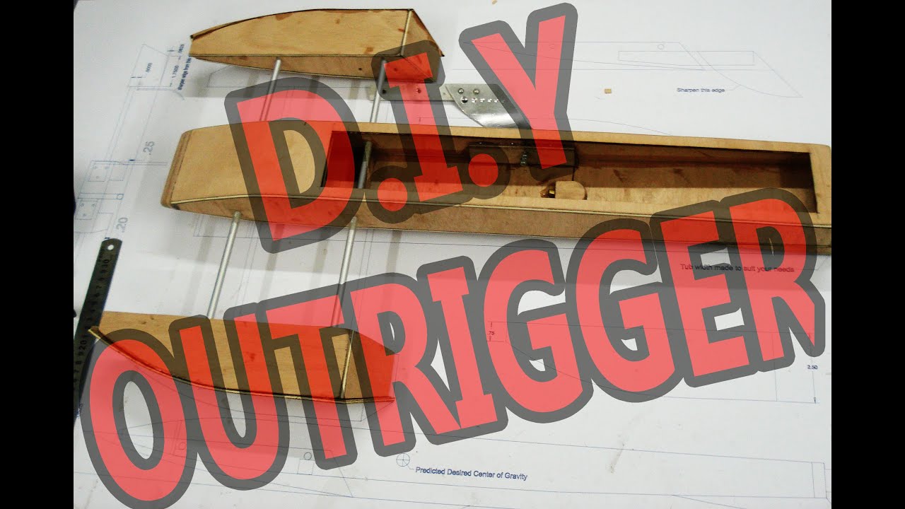 Outrigger rc brushless boat (part1 making of)