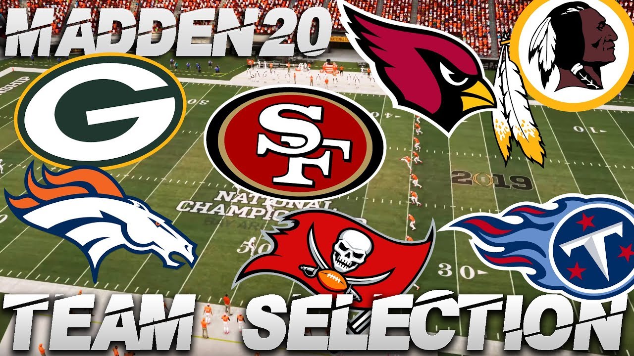 Which Team Should You/I Choose In Madden 20 Connected Franchise?