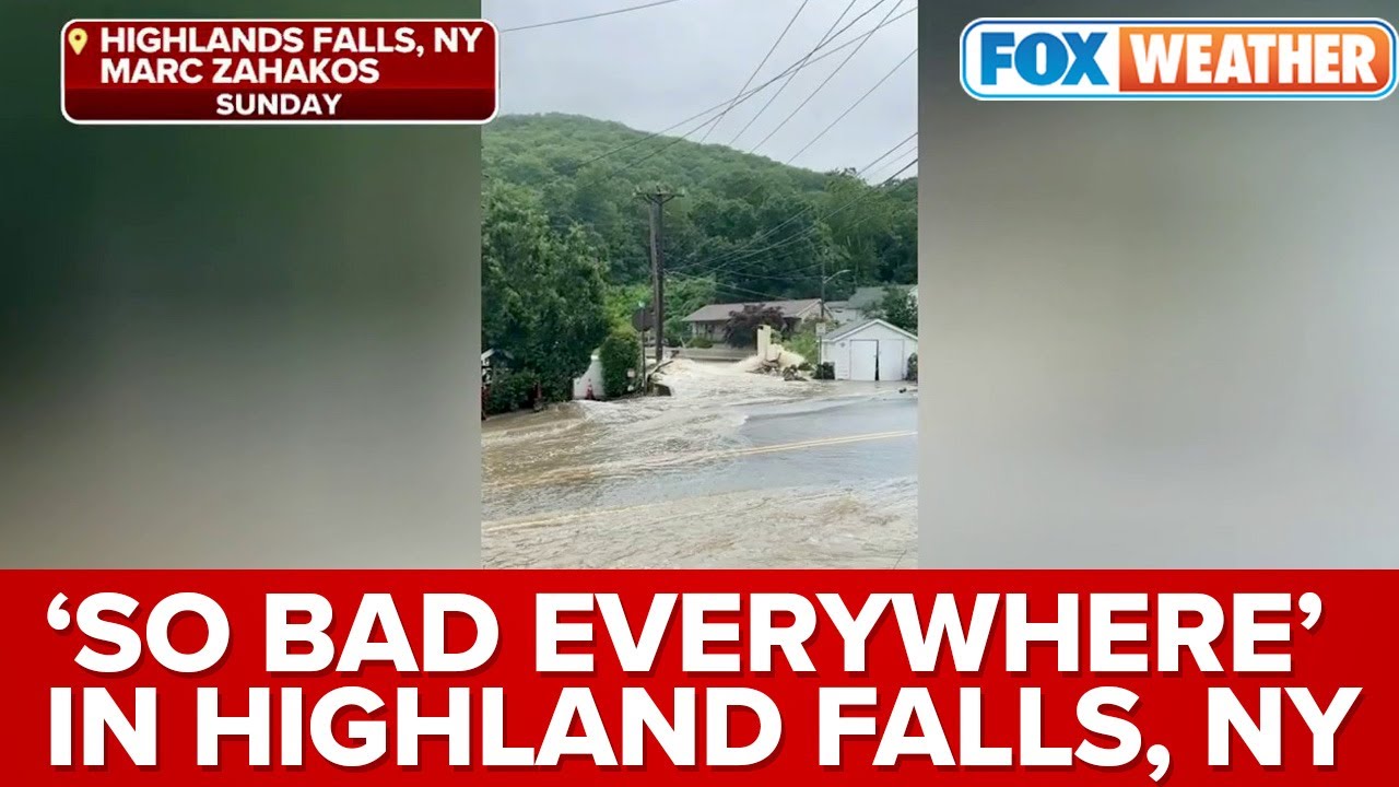 Highland Falls, New York, Resident On Flooding Devastation: 'It Looked Like A Beach'
