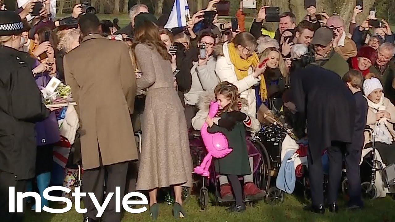 Prince George & Princess Charlotte Steal the Show As Royals Leave Church | British Royals | InStyle