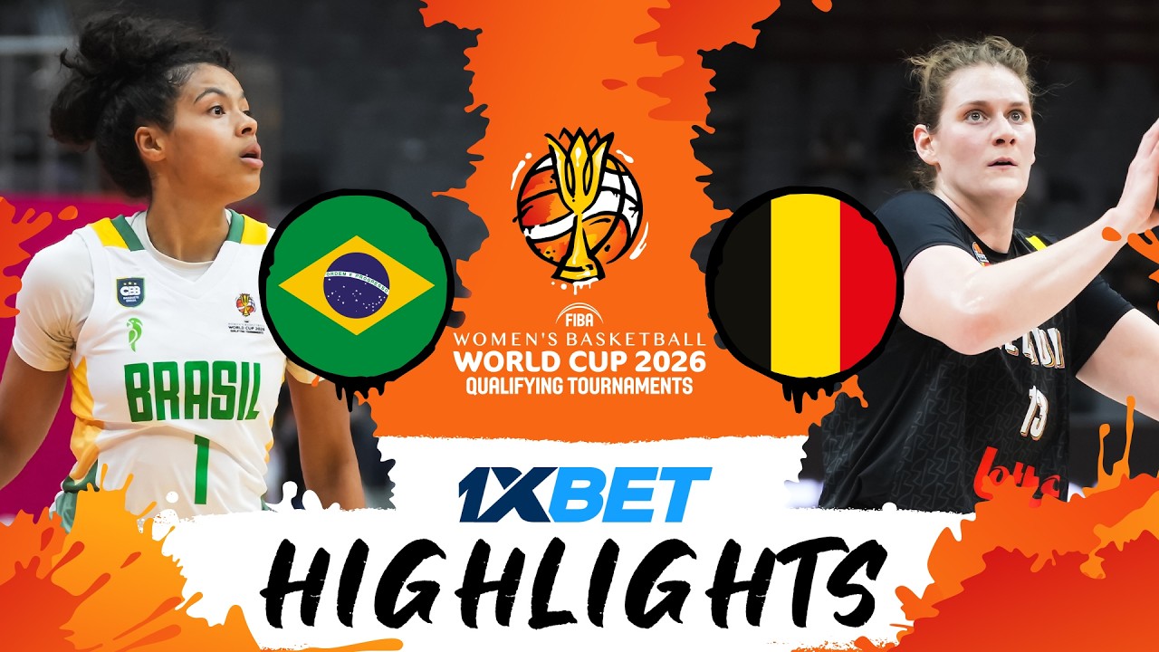 Brazil 🇧🇷 v Belgium 🇧🇪 | Highlights | #FIBAWWC 2026 Qualifying Tournament