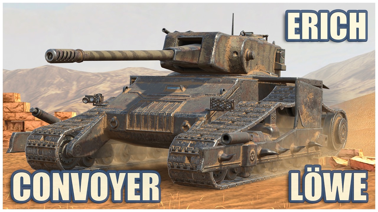 Erich Konzept, Convoyer & L&ouml;we &bull; WoT Blitz Gameplay