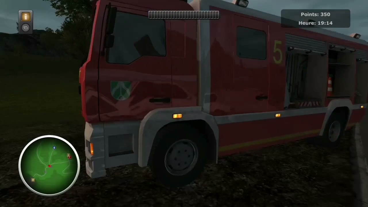 Service tranquille chez les pompiers : firefighters the simulation