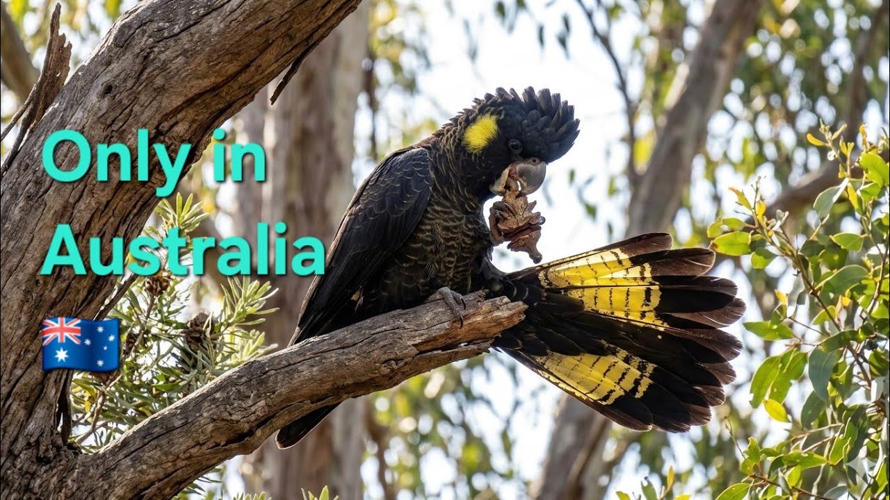 Is Black Cockatoo a real thing? #cockatoos #birds #nature
