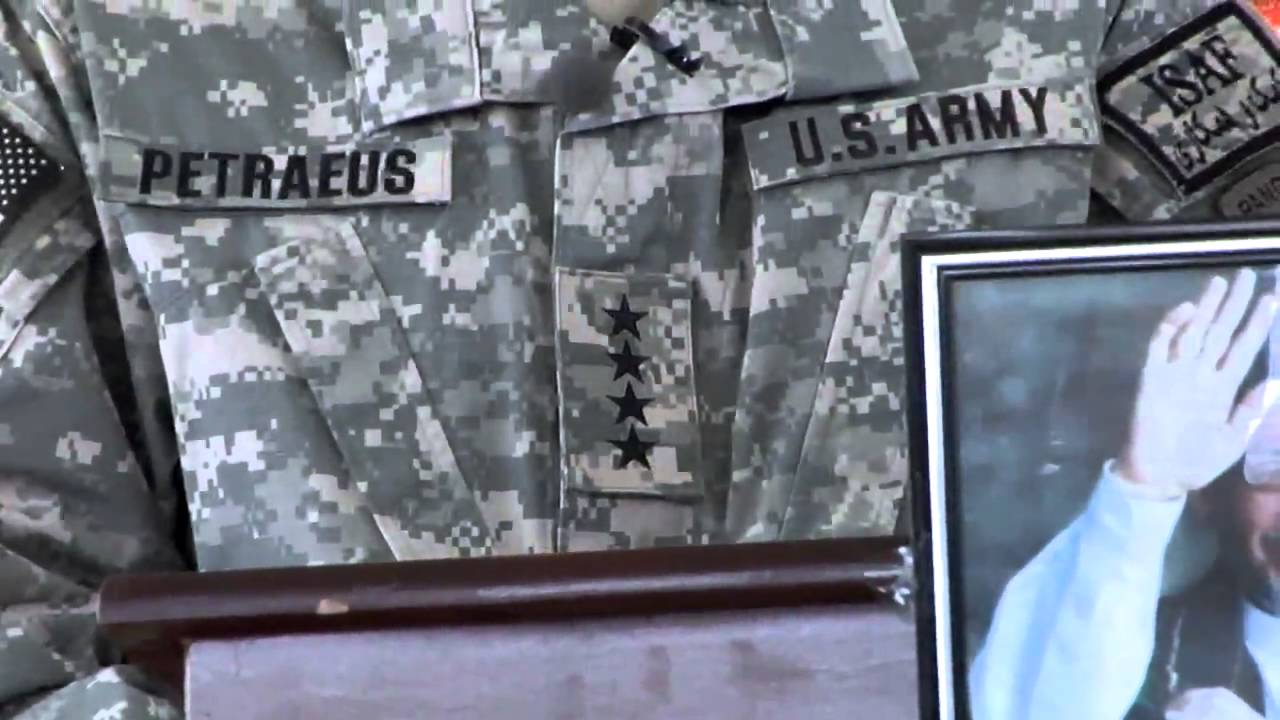 Gen Petraeus & US Ambassador in Wardak Afghanistan - (HD)