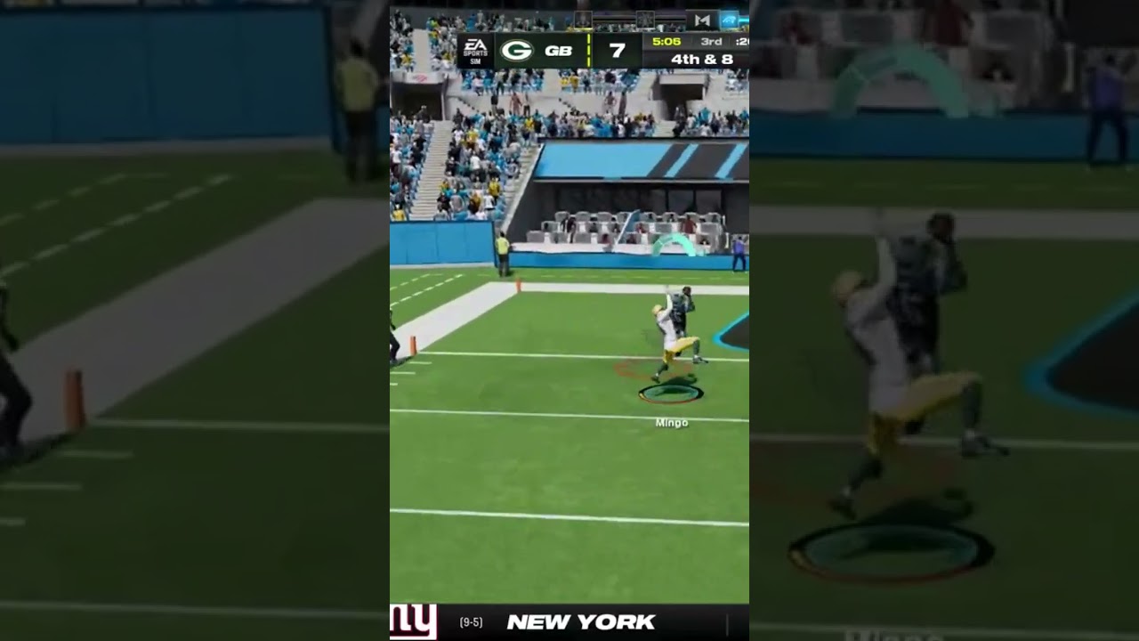 4th and 8, Young goes long for the touchdown! 