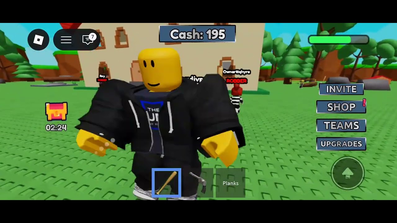 Baby vs robber 