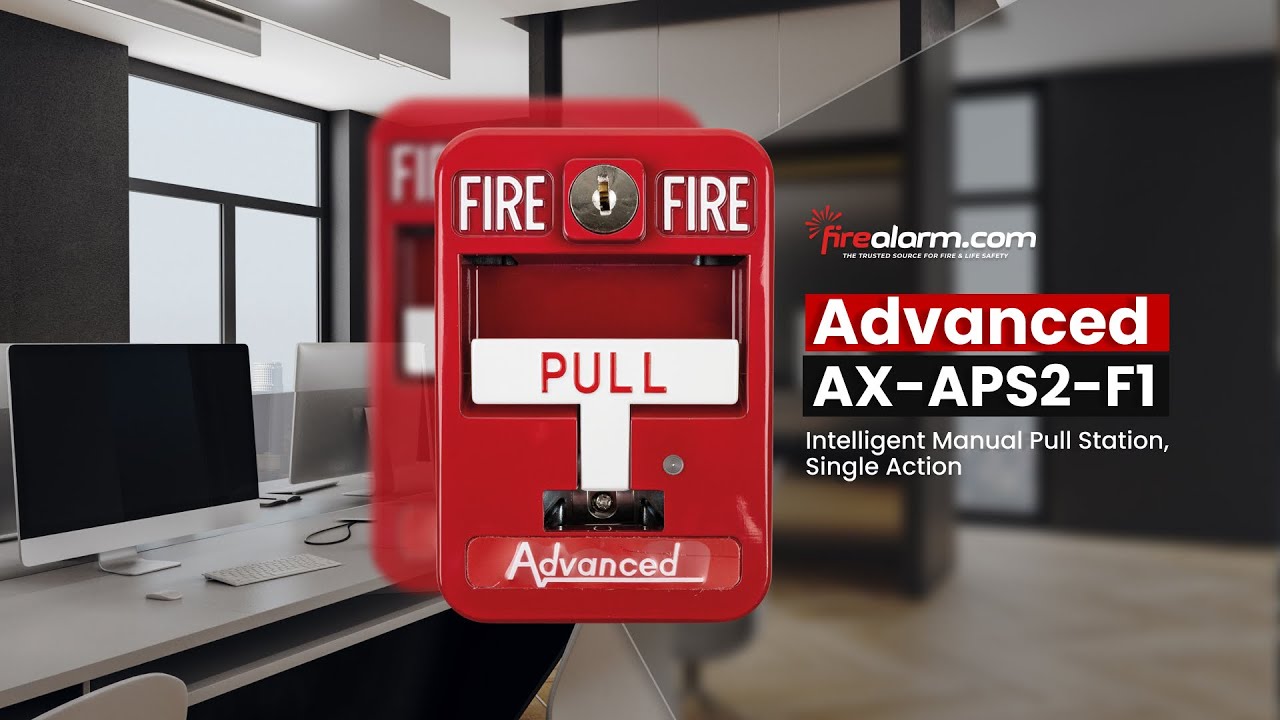 Advanced AX-APS2-F1 Intelligent Manual Pull Station, Single Action