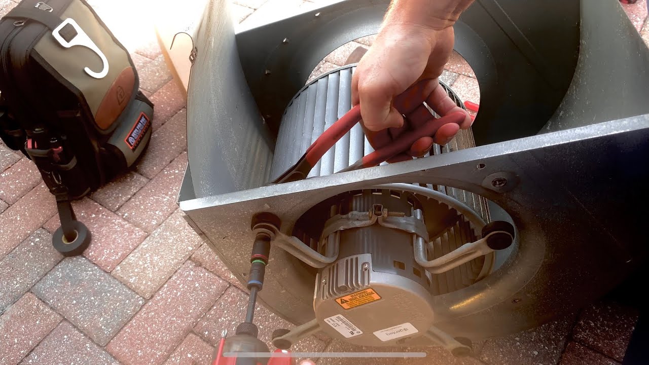 Changing carrier BLOWER motor | HVAC repair