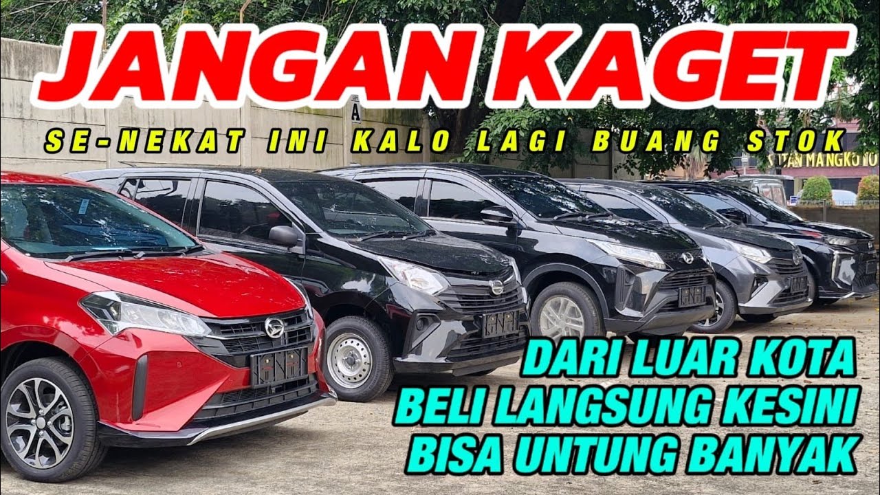 Daihatsu Cuci Gudang Besar-besaran, Semua Sisa Stok 2025 Dijual Murah!!