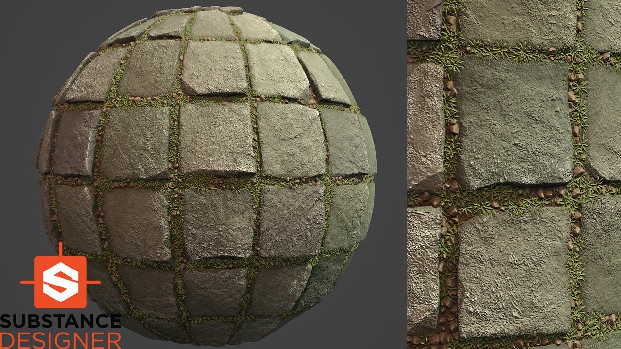 Substance Designer — Создание материала для каменной дорожки — Булыжник