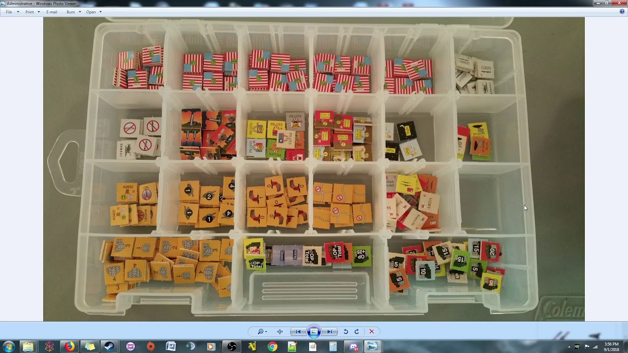 Storage in Flames - Organizing your WiF counters