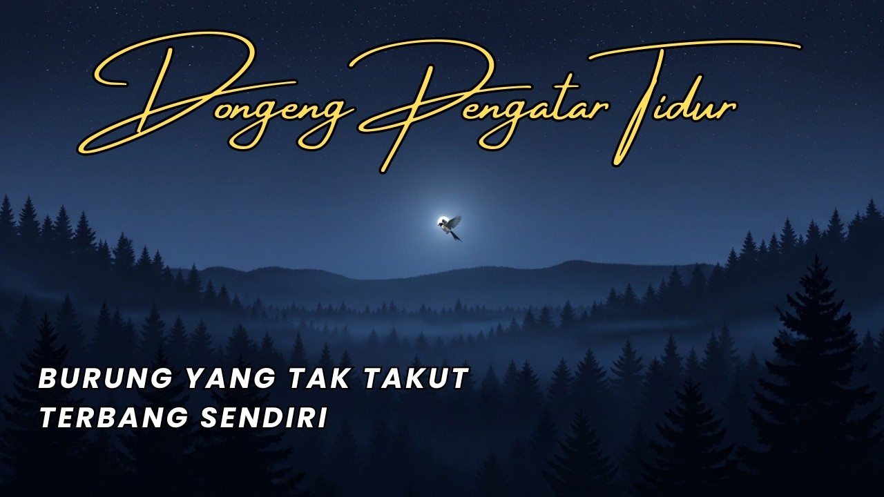 Burung yang Tak Takut Terbang Sendiri | Dongeng Tidur Malam Penuh Hikmah & Cerita Pengantar Tidur