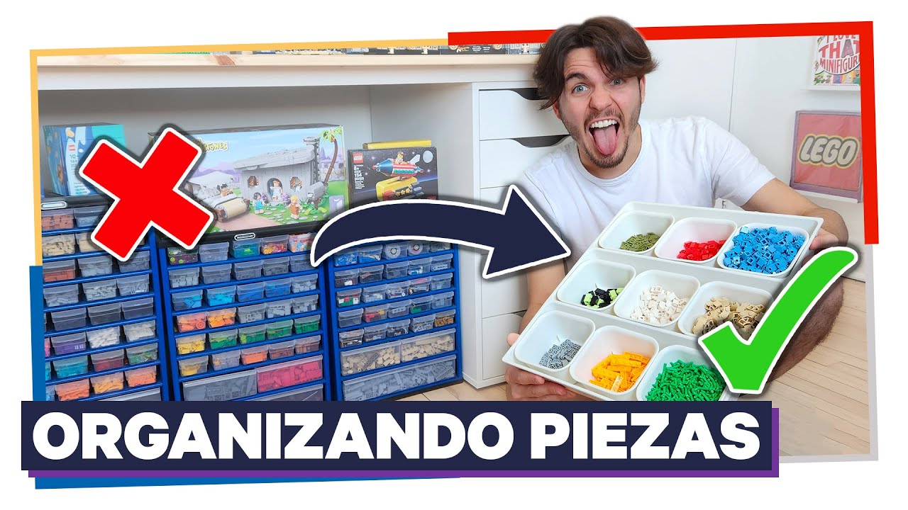 ¿CÓMO SEPARAR y ORGANIZAR las PIEZAS de LEGO en tu COLECCIÓN? 🤑 | Vlog