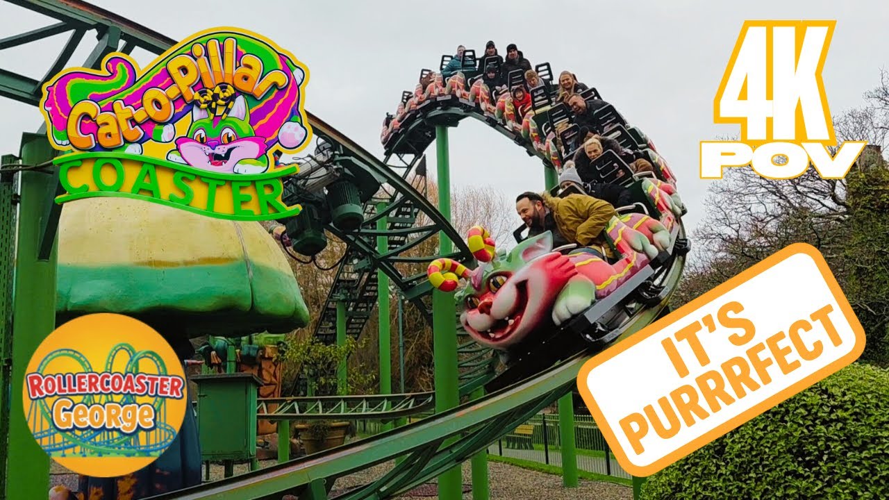 CAT-O-PILLAR COASTER ON-RIDE 4K POV - DECEMBER 2025 - PAULTONS PARK 🐛🎢