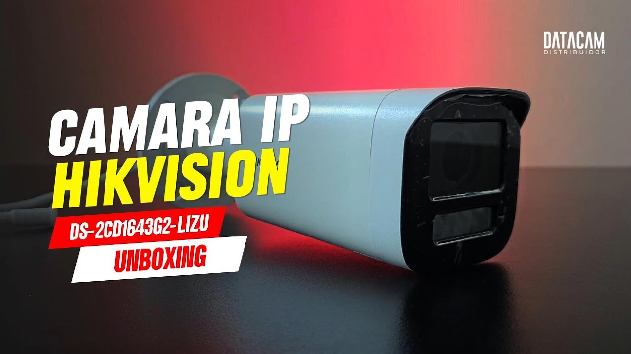 Unboxing Cámara IP Bullet Hikvision DS-2CD1643G2-LIZU: 📷 Imagen nítida + 🌙 Visión inteligente