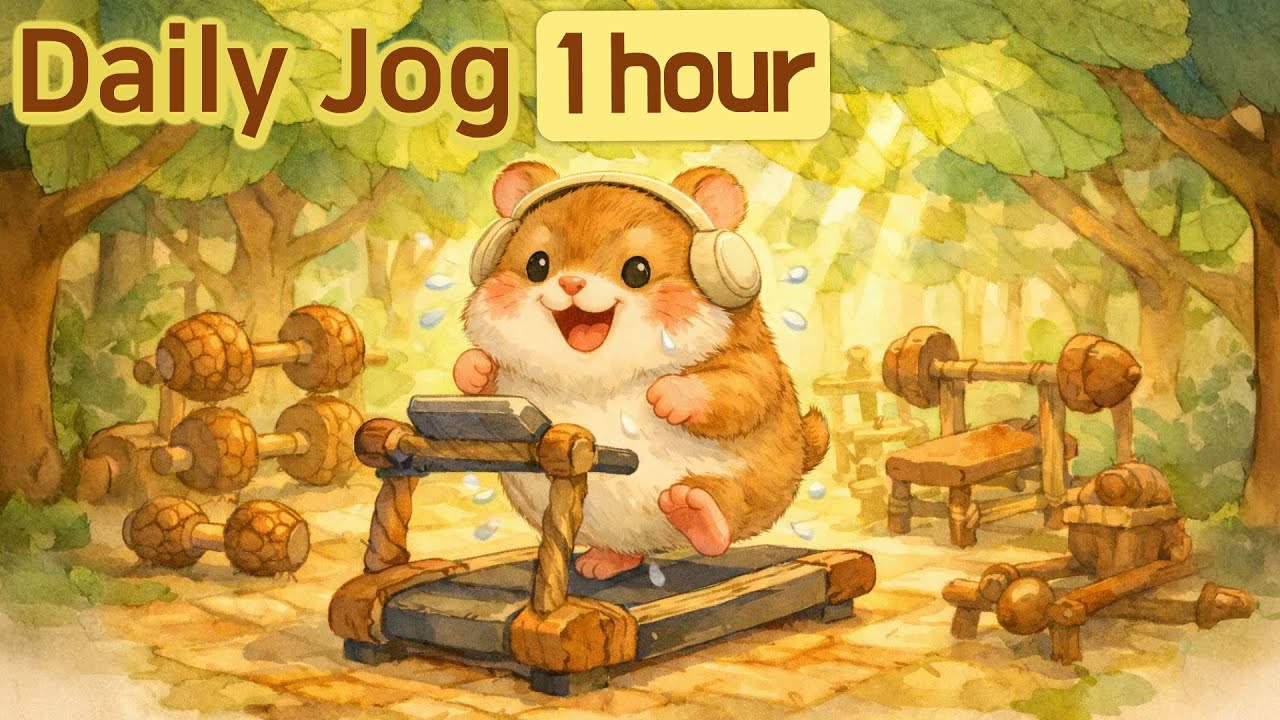Sunny Routine ☀️🐹 | Light Tempo Lo-fi for Jogging, Focus & Happy Days