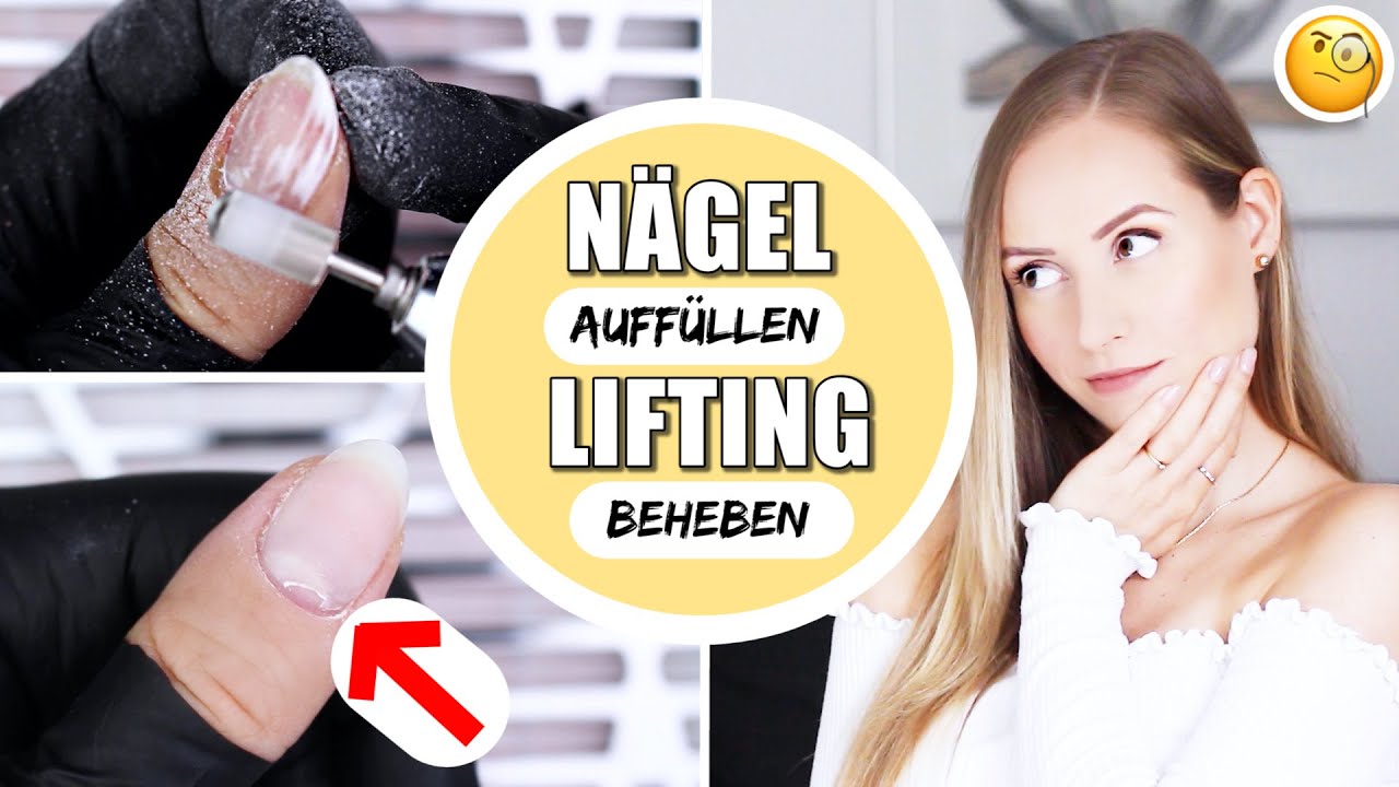 Nägel auffüllen und Liftings beheben mit UV-Nagellack | Nails »Lalalunia«