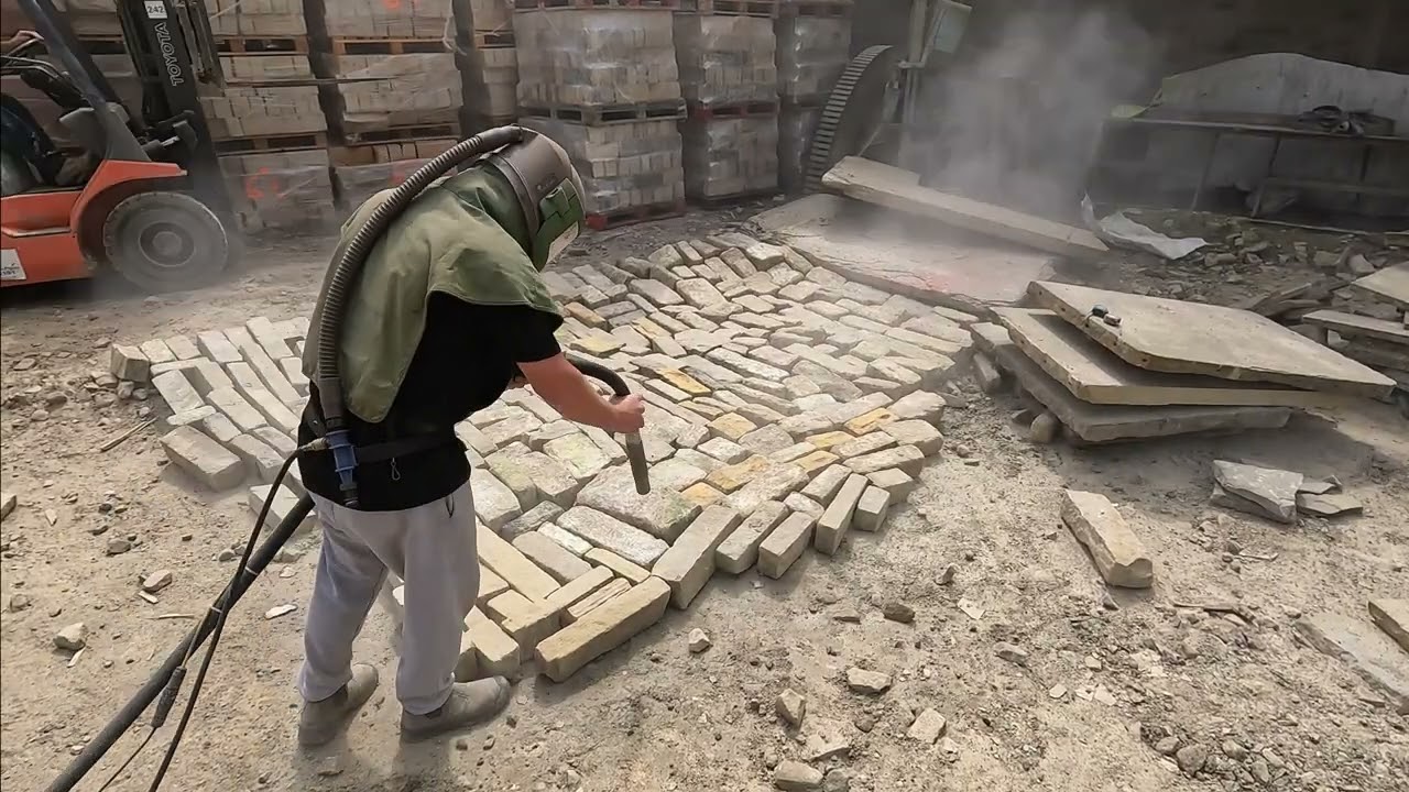 SandBlasting Yorkshire Stone