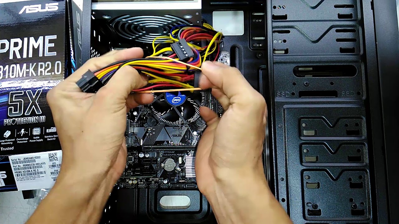 Intel Core i3 8100 office PC Build 2019