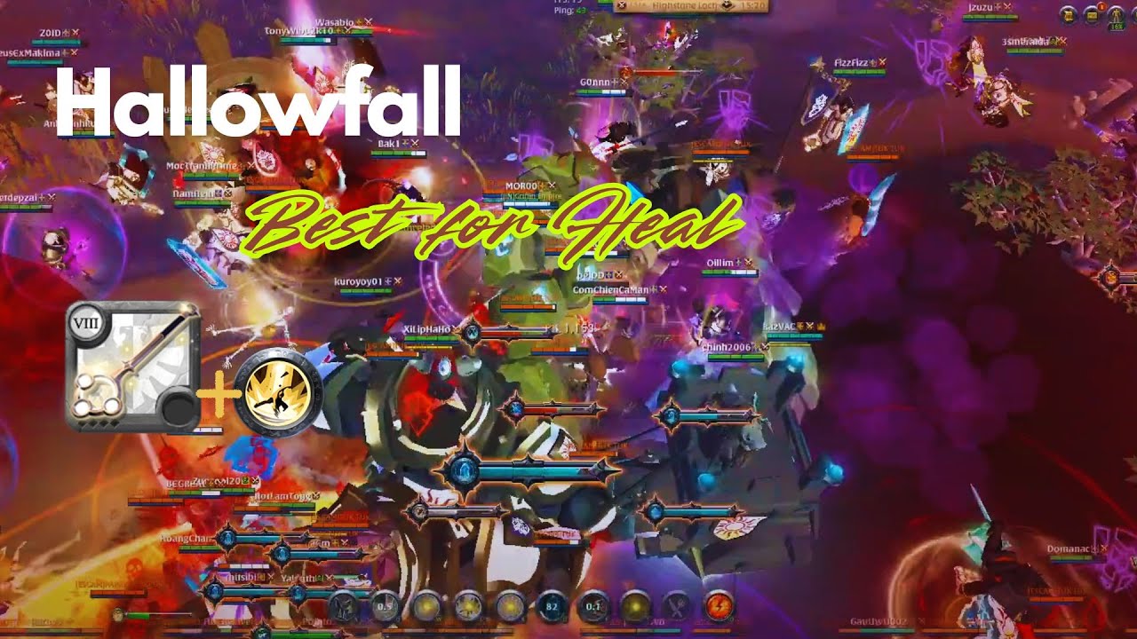 #02 - Hallowfall Healer POV: GE vs TukTuk | Albion Online | ZvZ