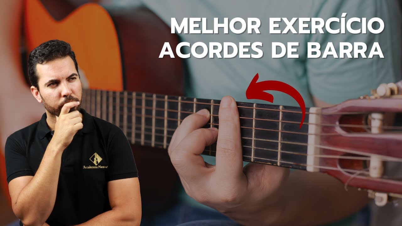 O MELHOR Exercício para Acordes de Barra Limpos | Aula de Guitarra