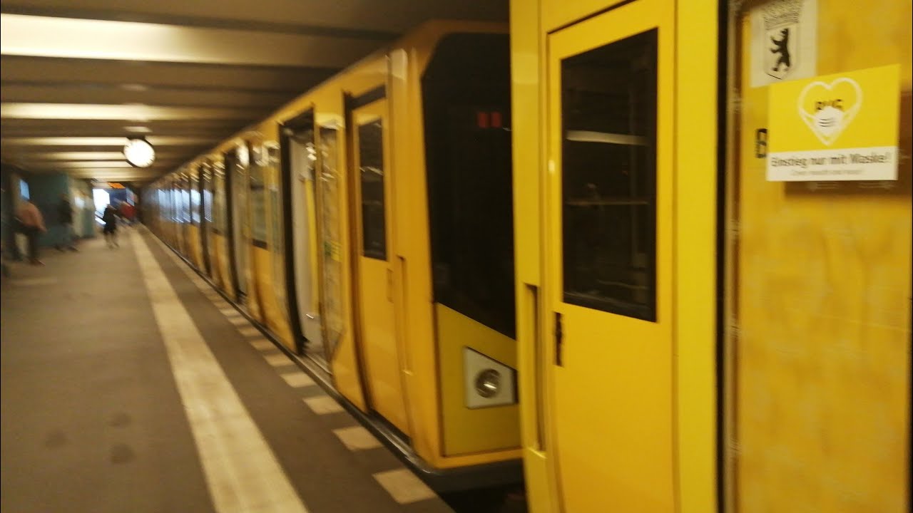 U-Bahn Berlin Mitfahrt von Warschauer Str bis Uhlandstr im HK06 auf der U1 Komplette Linie