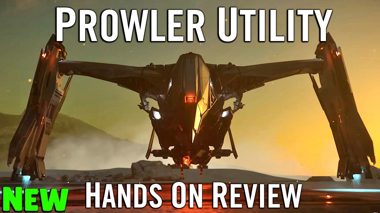 Star Citizen New Ship: PROWLER UTILITY Hands-On Review