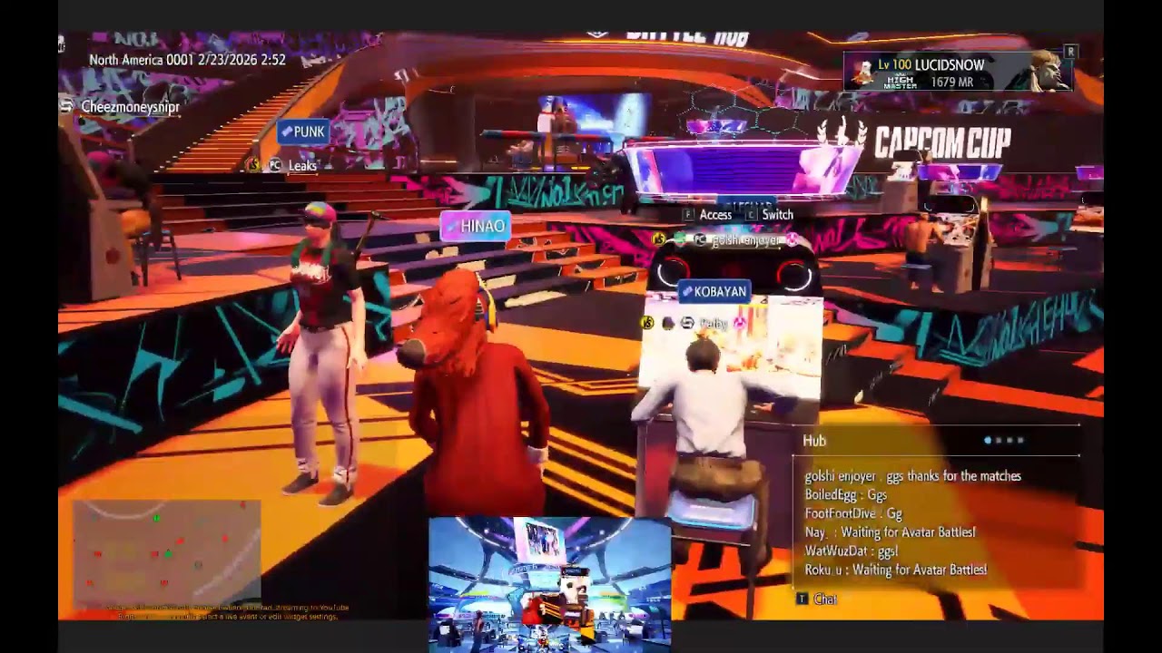 SF6 Lucidsnow Blanka in the hub