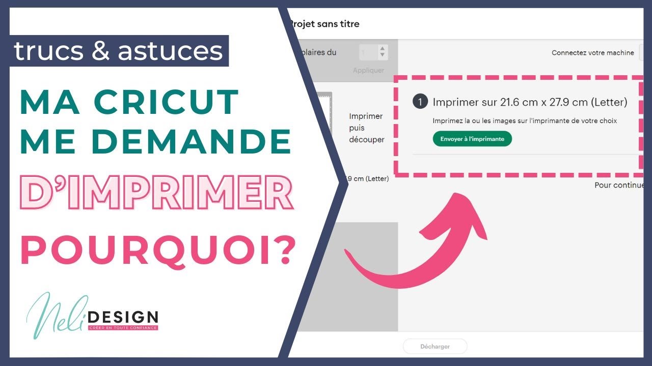 Pourquoi Cricut Design Space demande d'imprimer
