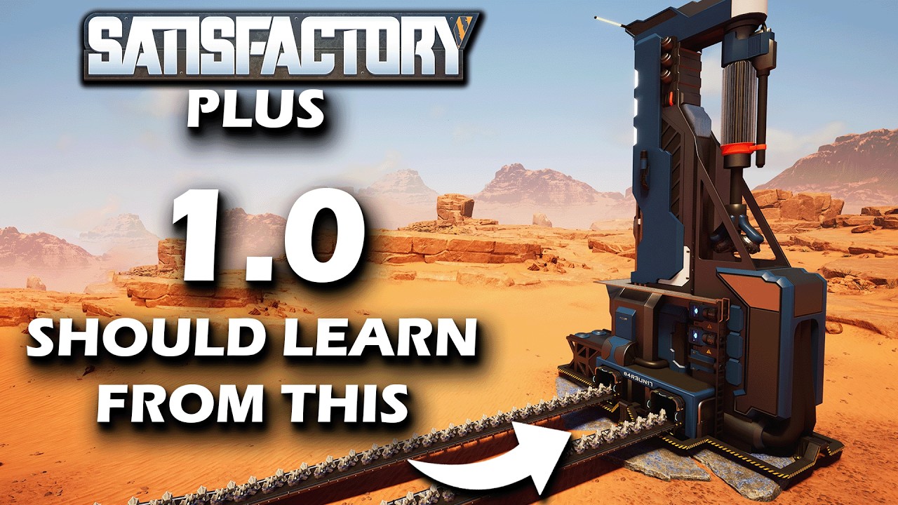 Is This The BEST Satisfactory Mod? Satisfactory Plus Showcase