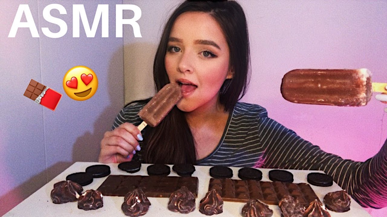 ASMR CHOCOLATE MUKBANG (COLLAB W/ hajar mukbang) EATING SOUNDS