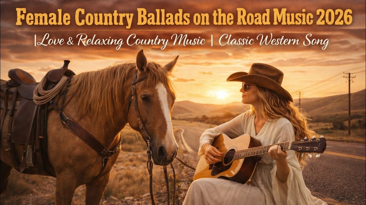 Best Soft Female Country Love Songs ♥️💕 | Road Trip & Western Vibes | Classic Country Music 