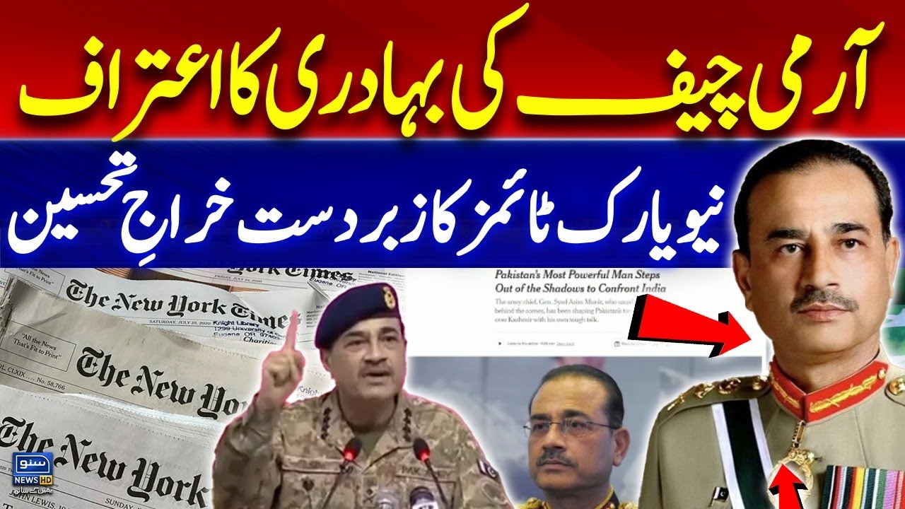 New York Times Declares Army Chief Asim Munir as 