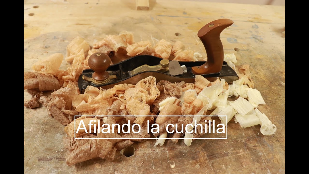 Como afilar el cepillo de carpintero
