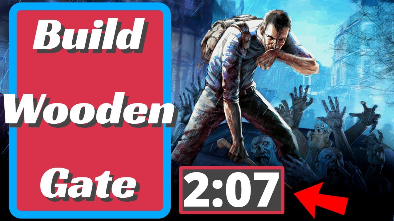 How to Build Wooden Gate - Project Zomboid