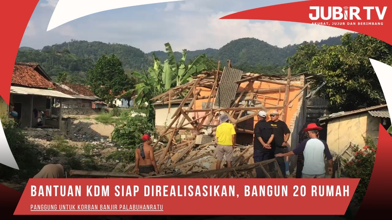 Bantuan KDM Siap Direalisasikan, Bangun 20 Rumah Panggung untuk Korban Banjir Palabuhanratu
