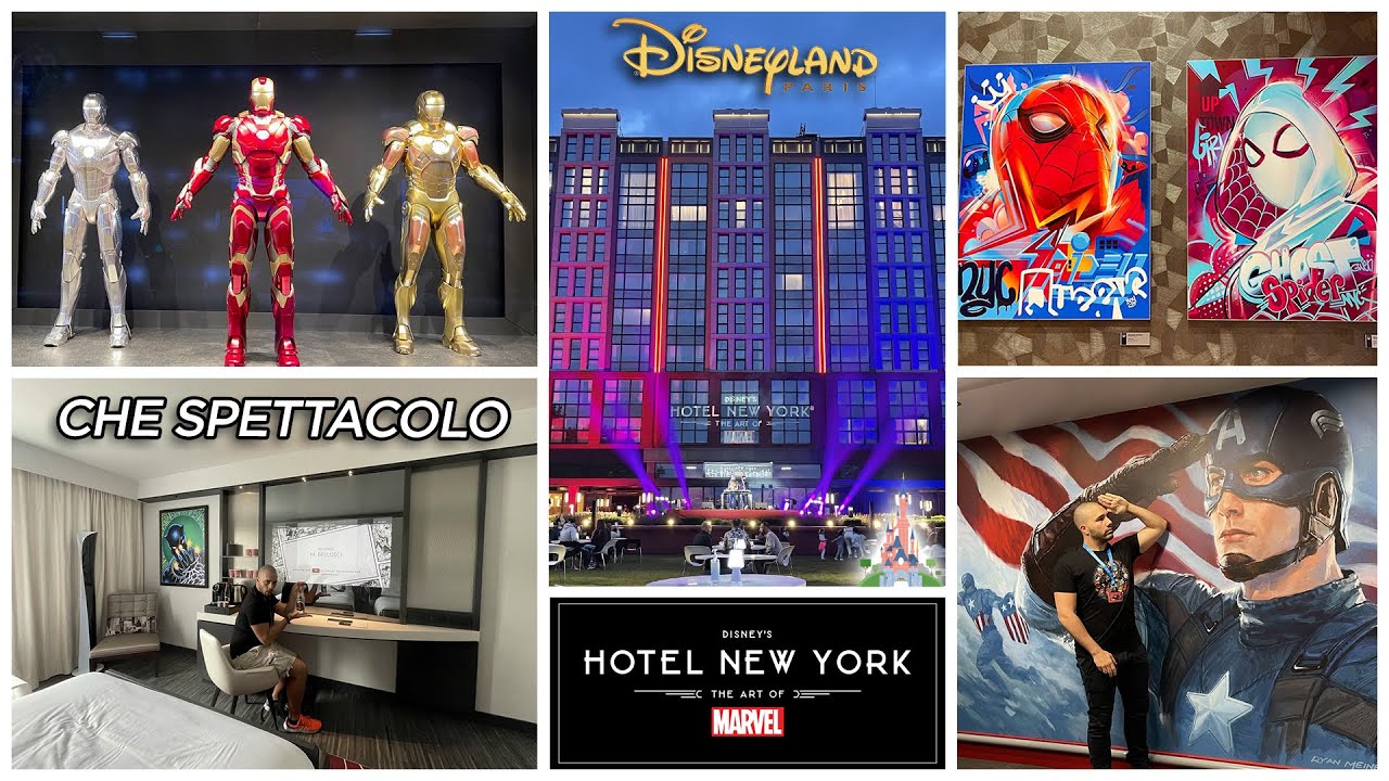VI PORTO nell'HOTEL A TEMA MARVEL di DISNEYLAND PARIS - The Art of Marvel Hotel FULL TOUR