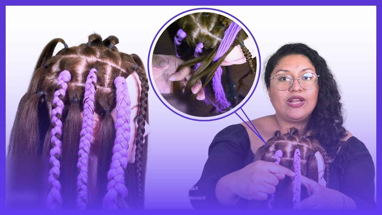 Como agregar KANEKALON a las Trenzas Africanas