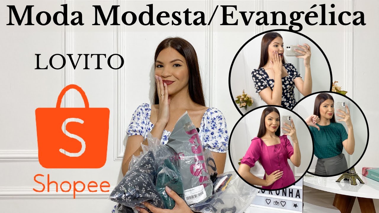 SHOPEE | LOVITO : Expectativa X Realidade / Moda Evangélica | CUPOM DE DESCONTO