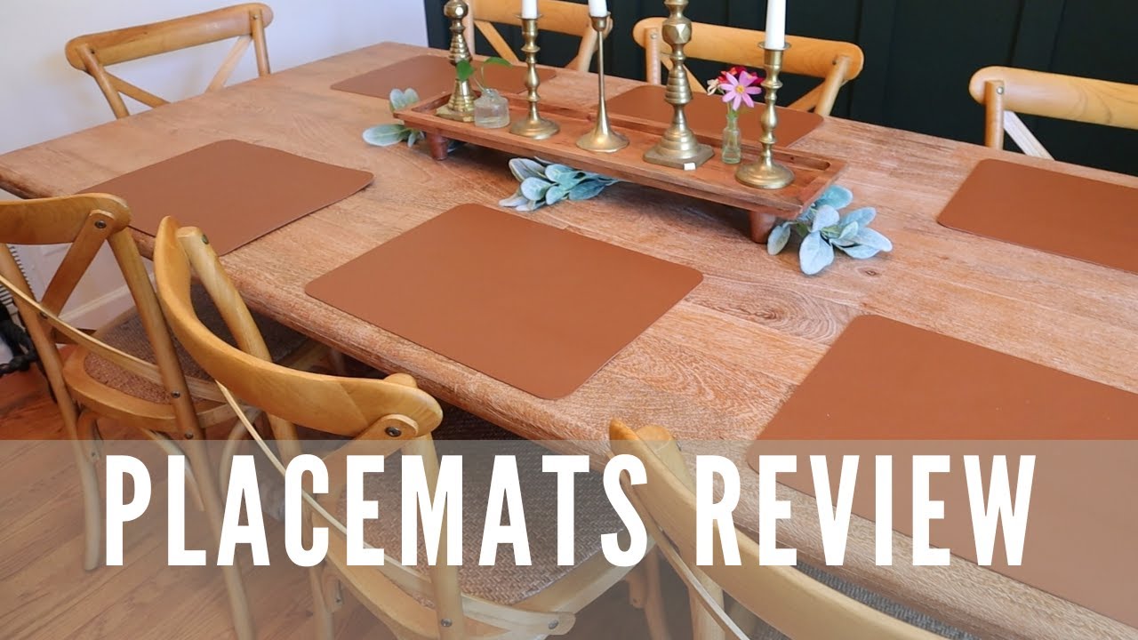 Protect Your Table in Style with these Stylish and  Durable Placemats