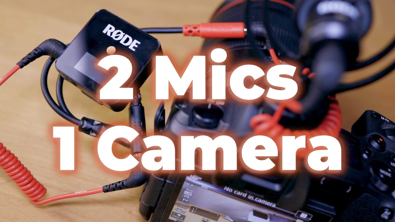 How to Easily Record Two Microphones Into One Camera | Left/Right Splitter | Y-Splitter | Røde SC11