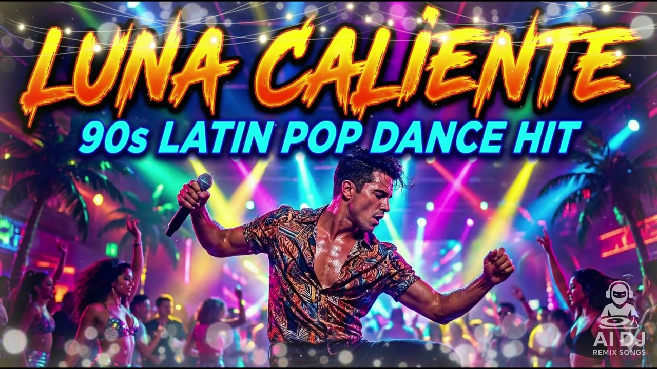 LUNA CALIENTE 🌙🔥 | 90s Latin Pop Dance Anthem | High-Energy Club Hit 2025