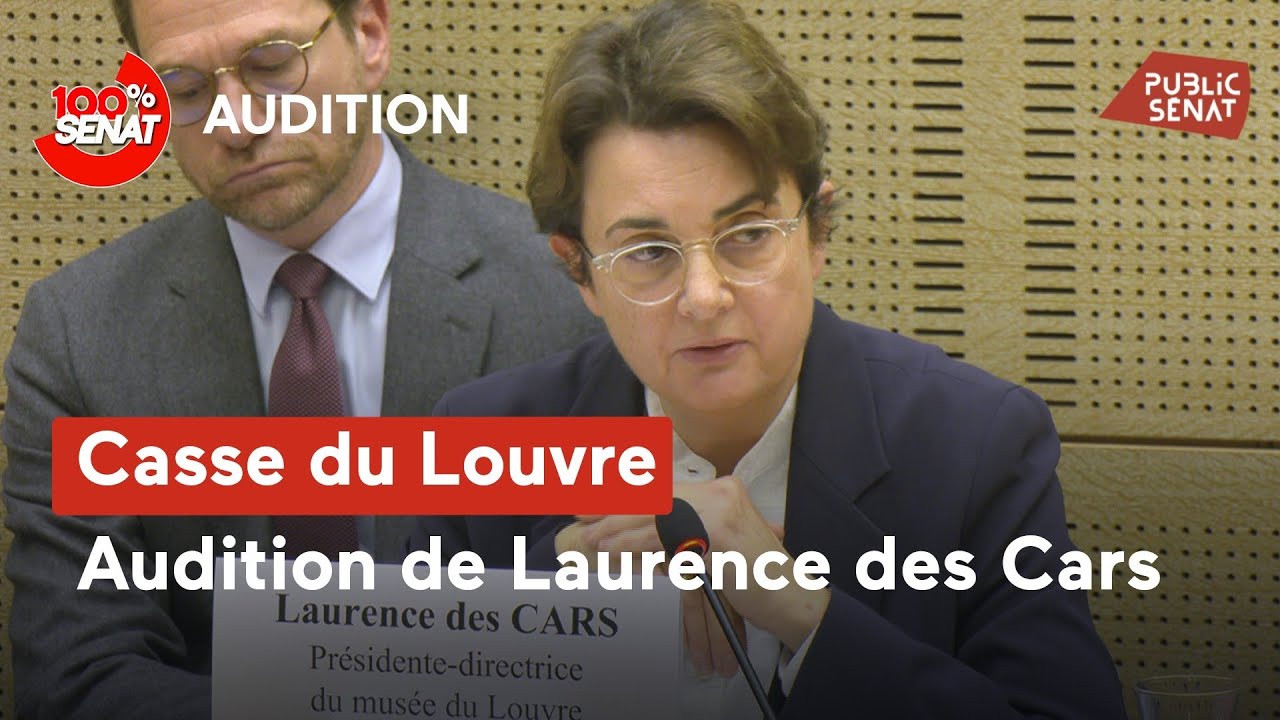 Casse du Louvre : nouvelle audition de Laurence des Cars