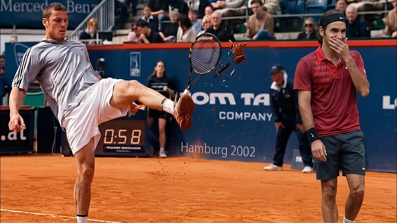 The Day PONYTAIL Federer Went GOD MODE So His Opponent Lost His Mind