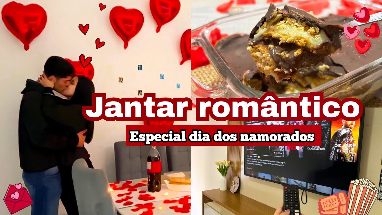 Jantar ROMÂNTICO + Sobremesa + Noite do CINEMA