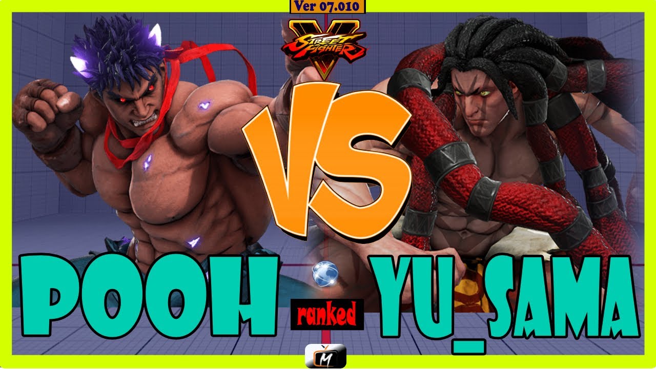 SFV CE 🌟 Pooh (kage) VS (necalli) Yu-sama 🌟 Street Fighter V 🌟